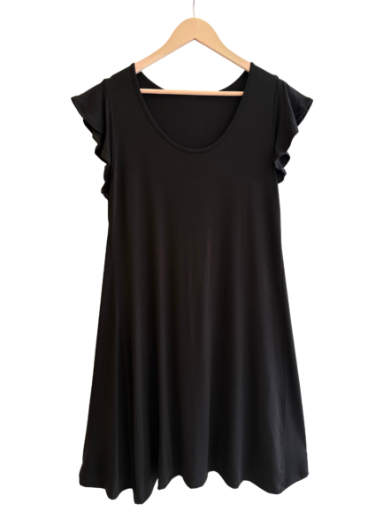 Vestido Liso Voladito