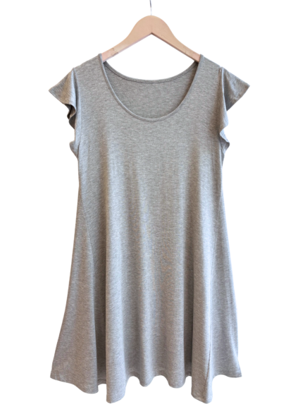 Vestido Liso Voladito