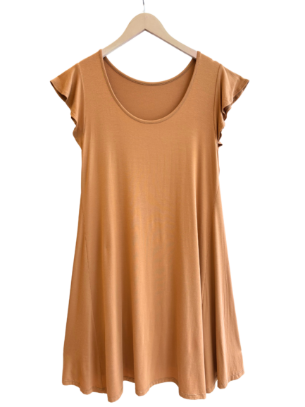 Vestido Liso Voladito