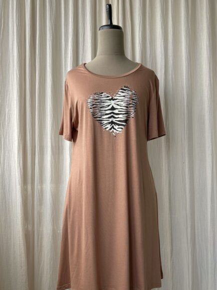Vestido Zebra Heart