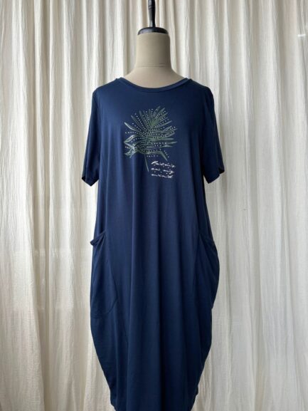 Vestido Hoja C/bolsillo