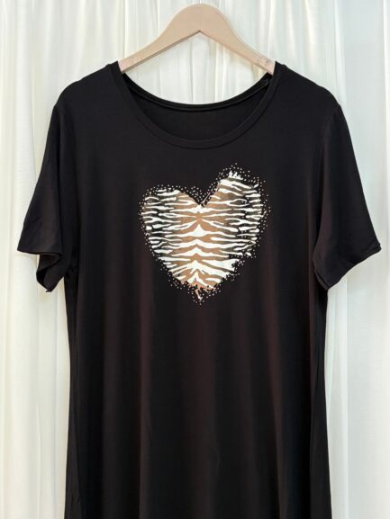 Vestido Zebra Heart