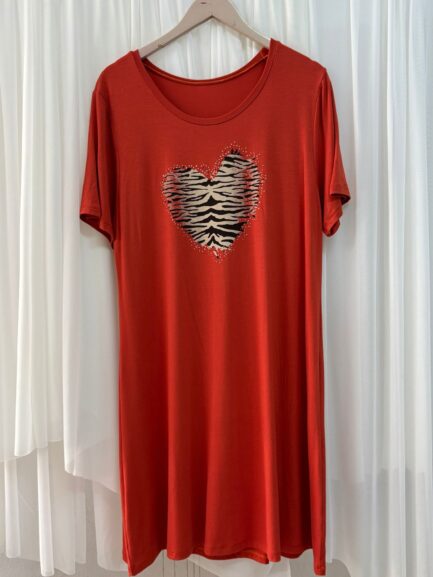 Vestido Zebra Heart